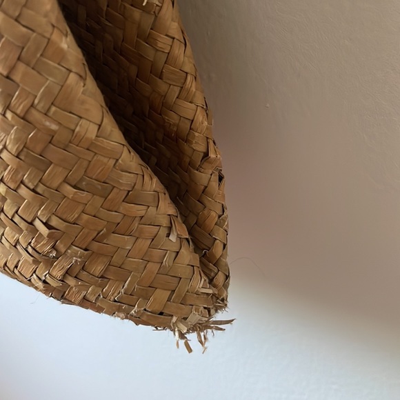 Vintage Oversized straw weave Bag - Picture 6 of 8